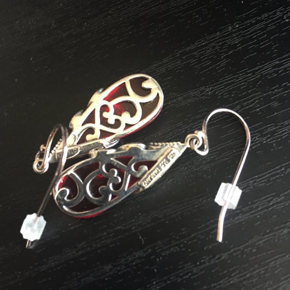 SLC THAILAND SILVER 925 & GEMSTONE EARRINGS - Picture 5 of 5